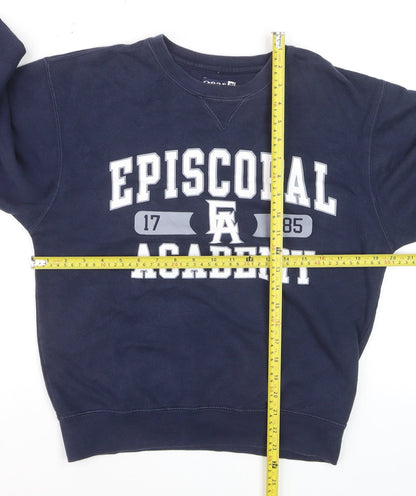 Gear For Sports Boys Navy Blue XS Pullover Sweatshirt - Episcopal Academy Print