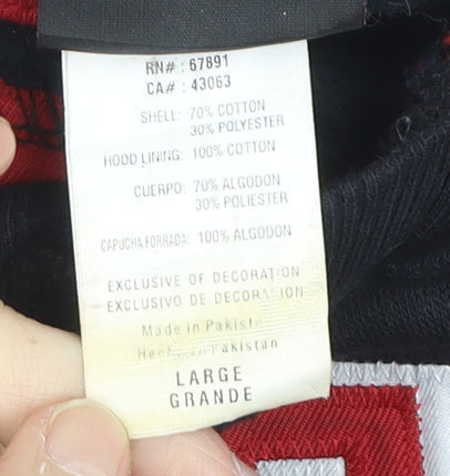Genuine Stuff Men's Black NC State Pullover Hoodie Size L