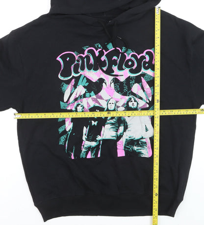 Pink Floyd Mens Black XL Pullover Hoodie Graphic Print Cotton Blend