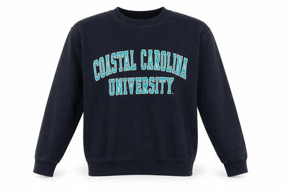 MV Sport Men's Black Coastal Carolina University Pullover Sweatshirt S