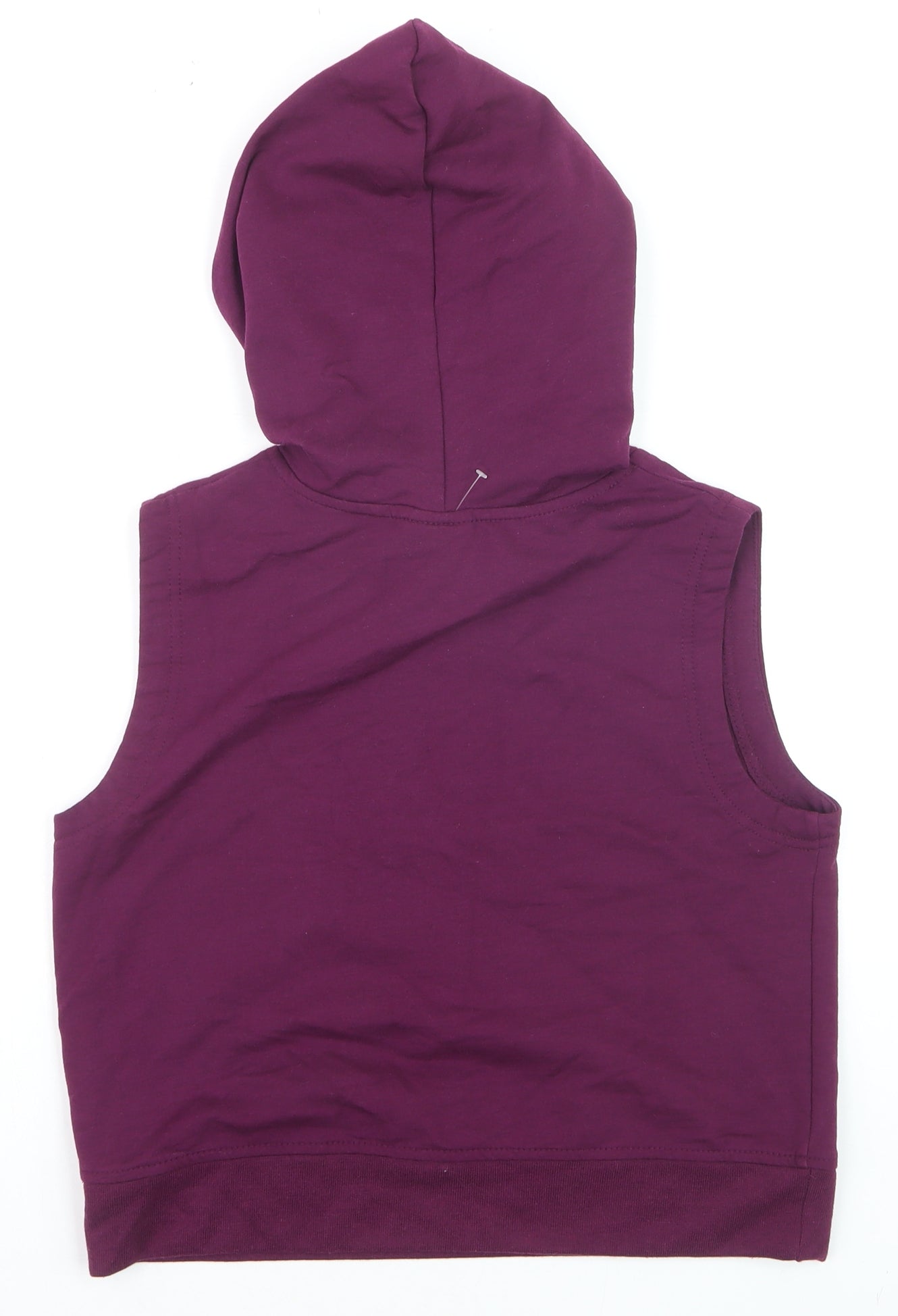 Umbro Mens Purple Sleeveless Hoodie Small Polyester Blend