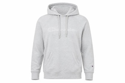 Champion Mens Grey Small Pullover Hoodie Logo Athletic Sweatshirt