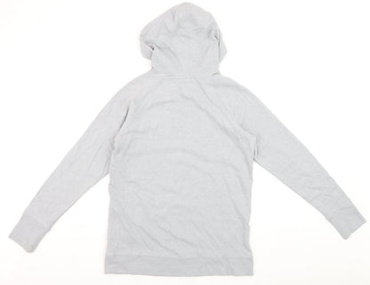 Champion Mens Grey Small Pullover Hoodie Logo Athletic Sweatshirt