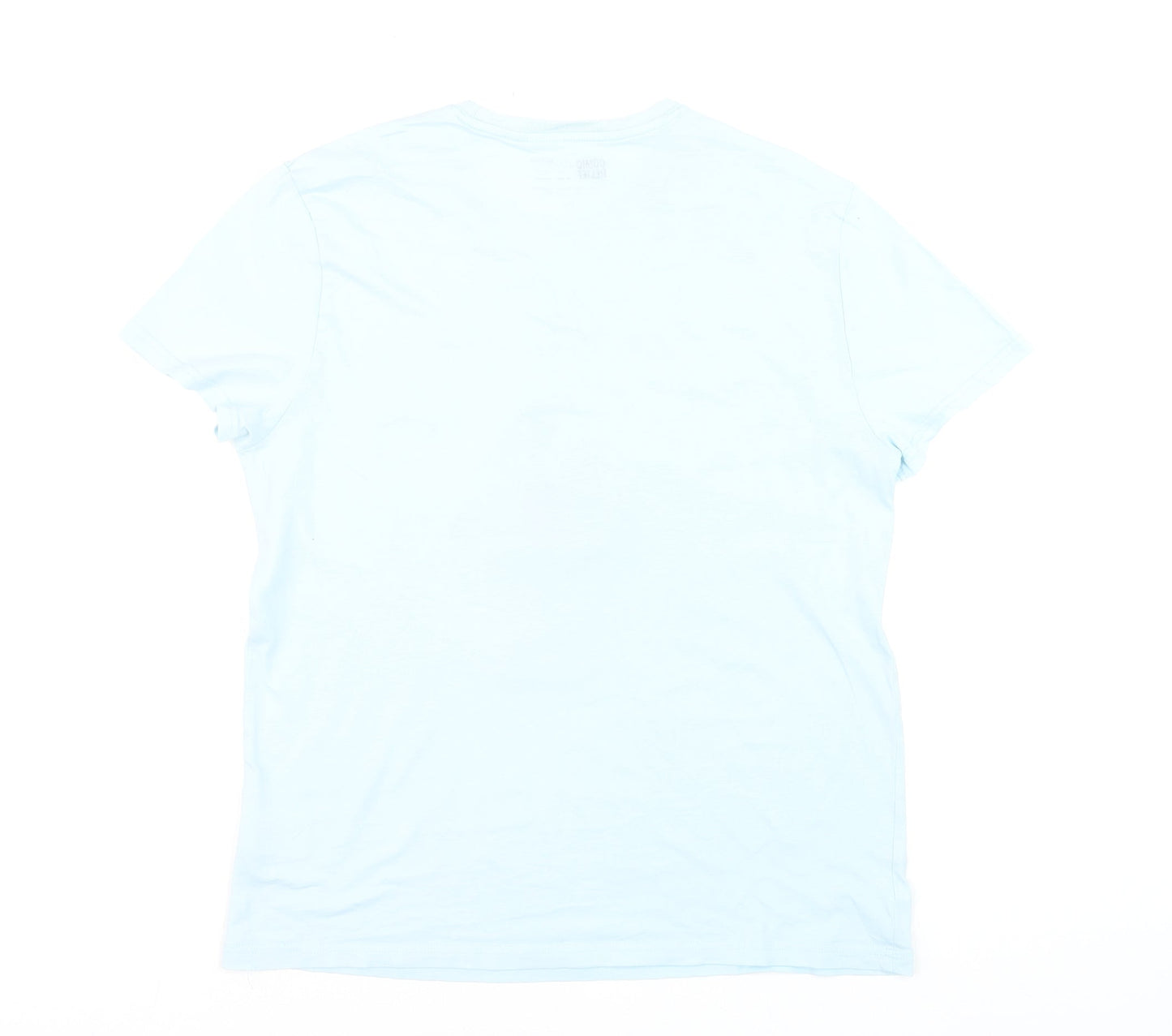 Comic Relief Mr. Grumpy Blue Cotton Women's XS T-Shirt