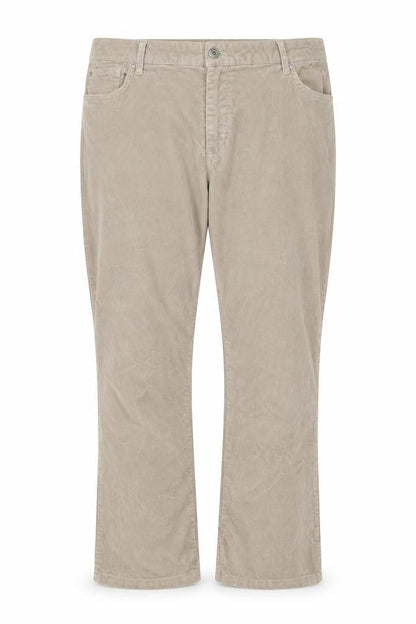 Cotton Traders Women's Beige Corduroy Chino Trousers Size 18