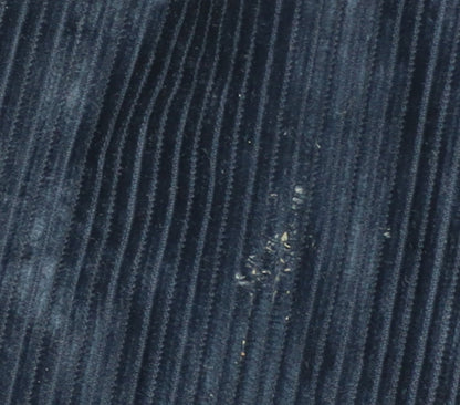 Marks and Spencer Men's Blue Corduroy Regular Fit Trousers 36W 33L