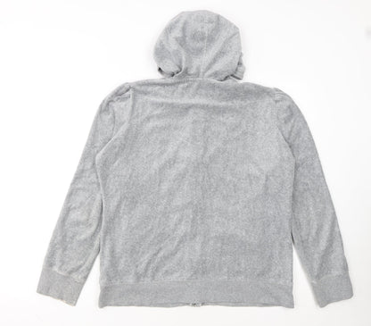 Next Women Grey Size 16 Full Zip Hoodie Cotton Blend