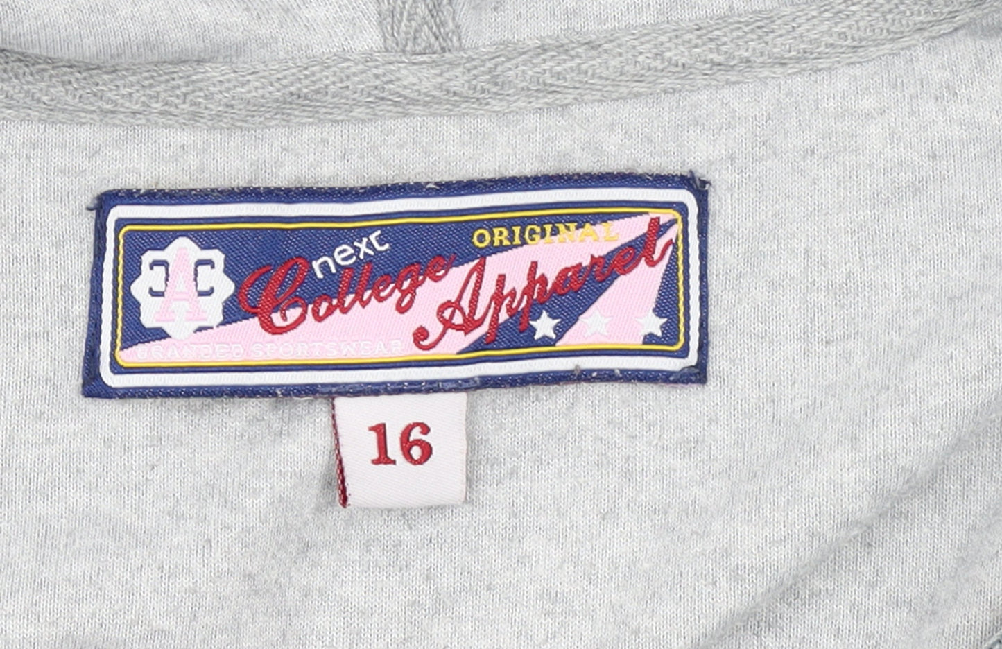 Next Women Grey Size 16 Full Zip Hoodie Cotton Blend