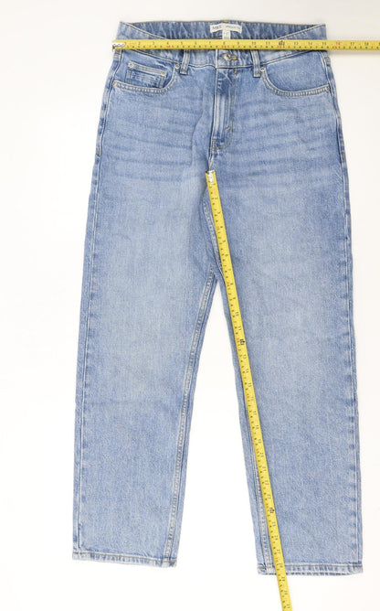 Marks and Spencer Men's Blue Straight Fit Jeans W30 L29