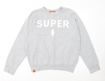 Sirens & Pirates Womens Grey Small Crew Neck Pullover Sweatshirt