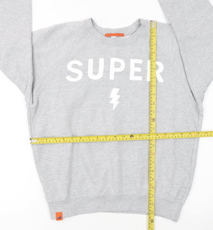 Sirens & Pirates Womens Grey Small Crew Neck Pullover Sweatshirt