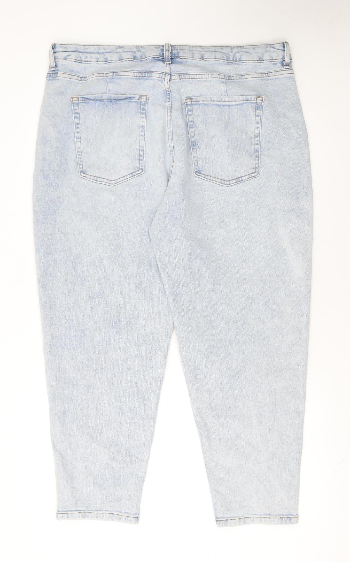 Marks and Spencer Women’s Blue Mom Jeans Size 20 Regular Fit
