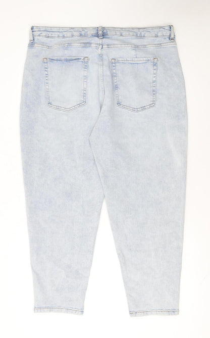 Marks and Spencer Women’s Blue Mom Jeans Size 20 Regular Fit