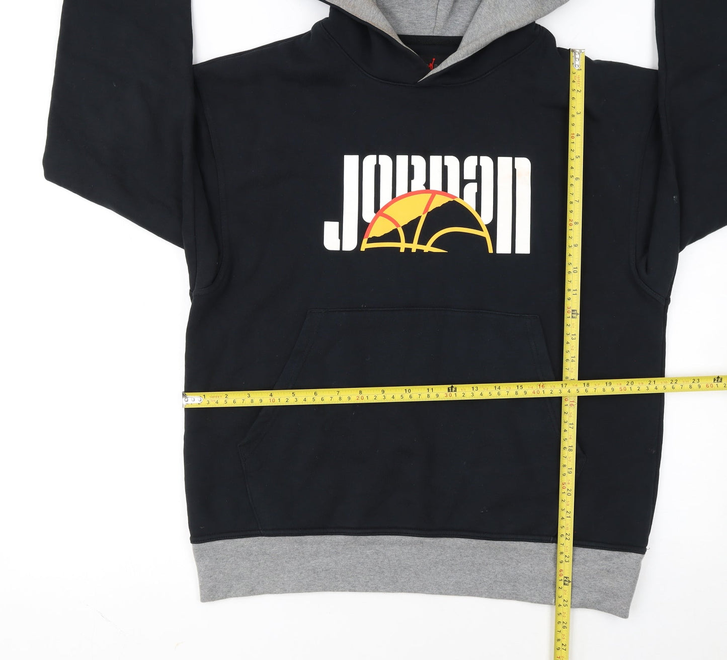 Jordan Men's Black Pullover Hoodie Size M Graphic Logo Sportswear