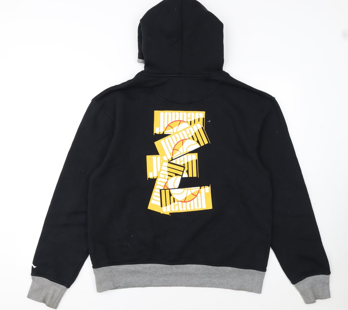 Jordan Men's Black Pullover Hoodie Size M Graphic Logo Sportswear