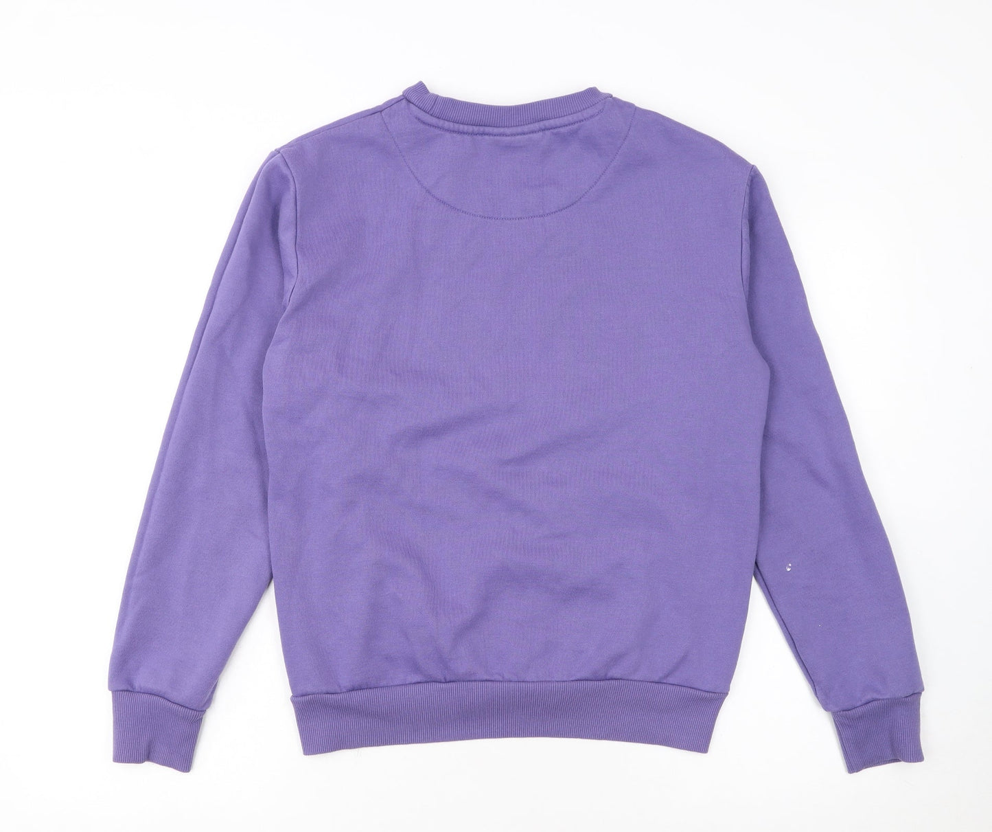 Scooby-Doo Womens Purple Small Pullover Sweatshirt Cartoon Graphic