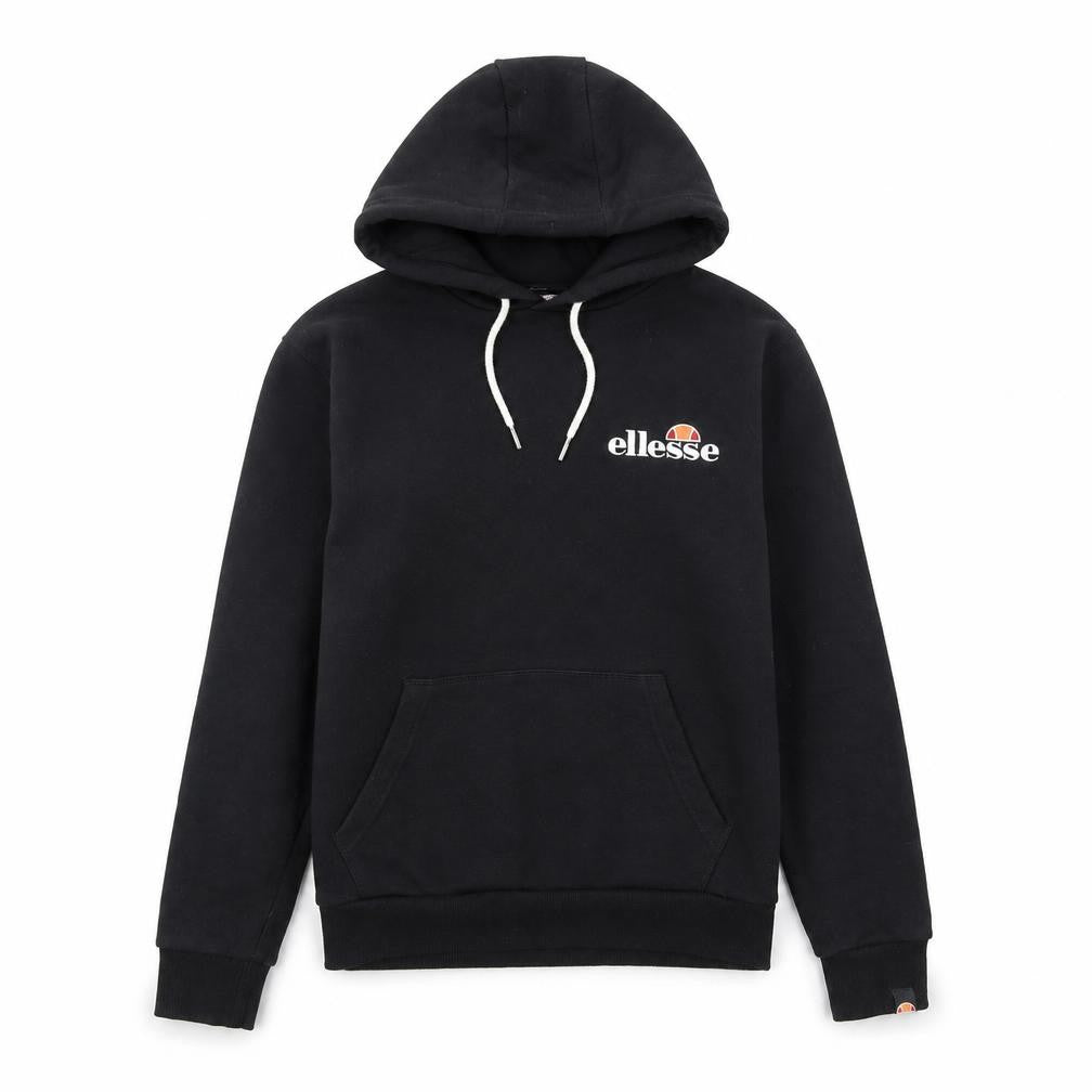 Ellesse Womens Black Hoodie UK 10 Cotton Blend Pullover