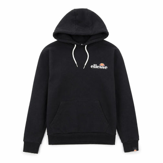 Ellesse Womens Black Hoodie UK 10 Cotton Blend Pullover