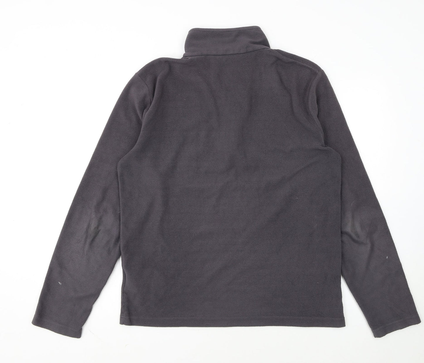 Regatta Mens Grey Fleece 1/4 Zip Pullover Sweatshirt L