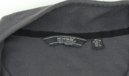 Regatta Mens Grey Fleece 1/4 Zip Pullover Sweatshirt L