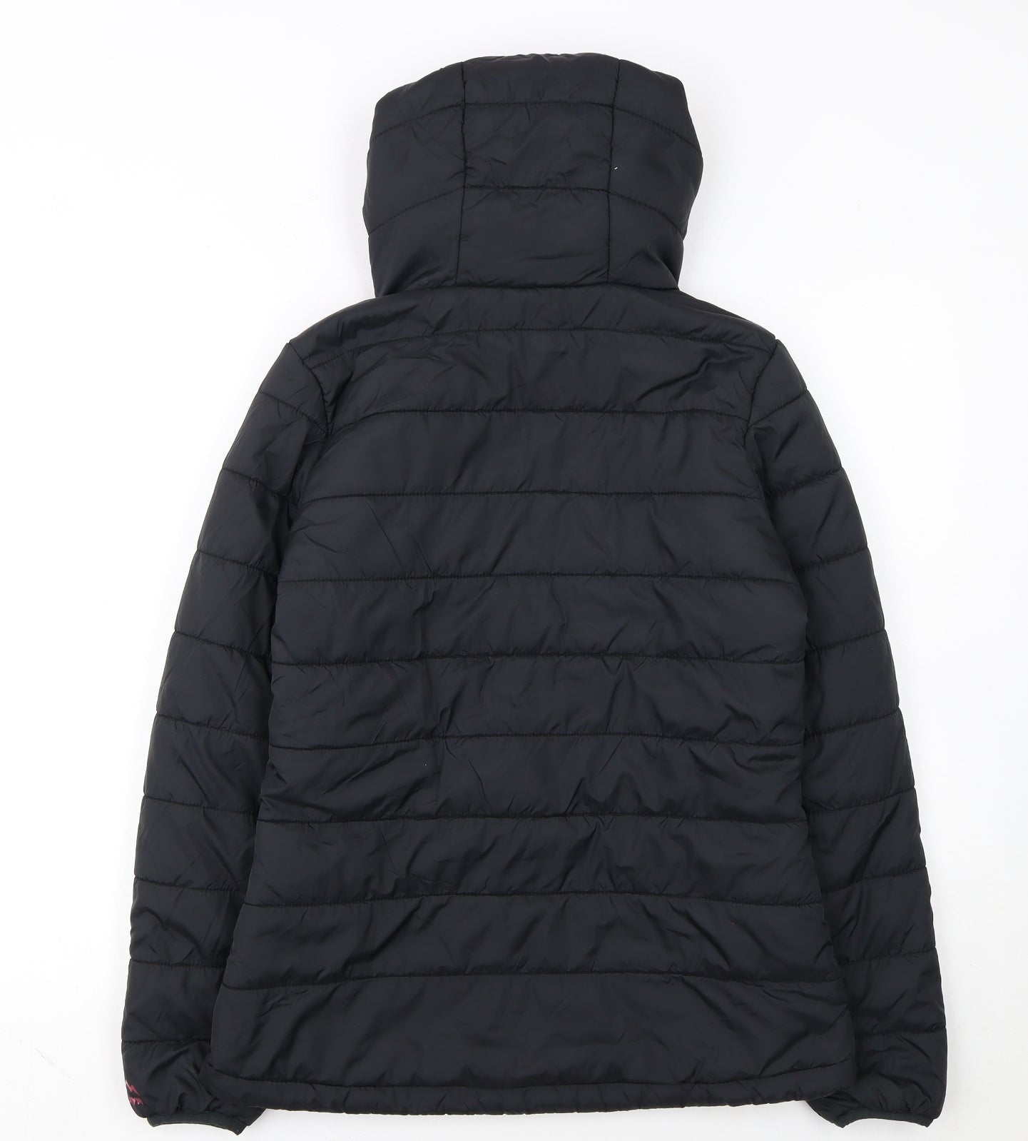 Peter Storm Womens Black Size 8 Hooded Lightweight Puffer Jacket
