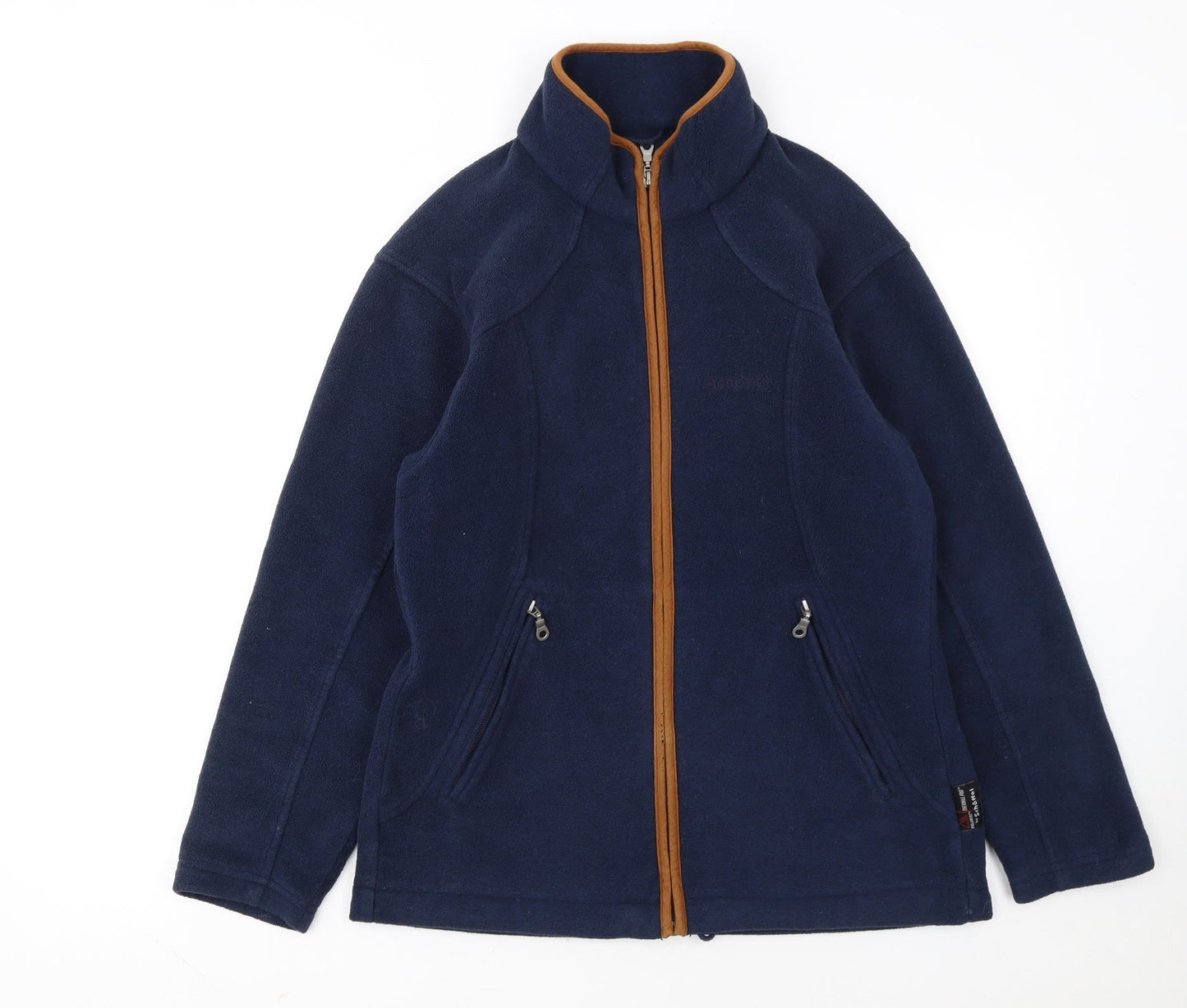 Schöffel Women's Blue Fleece Jacket Size 12 Full Zip Outdoor