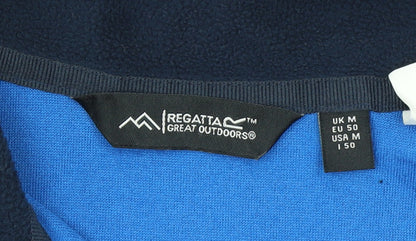 Regatta Men's Blue Fleece Half Zip Pullover Sweatshirt M