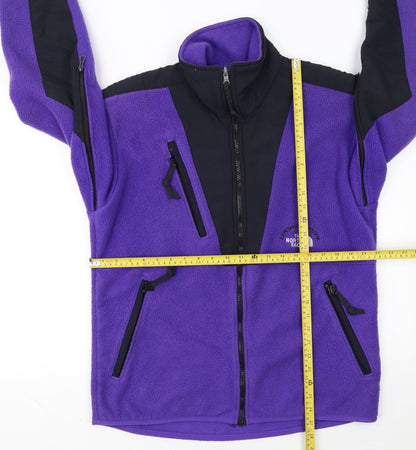 The North Face Women's Purple Fleece Jacket M Outdoor Full Zip