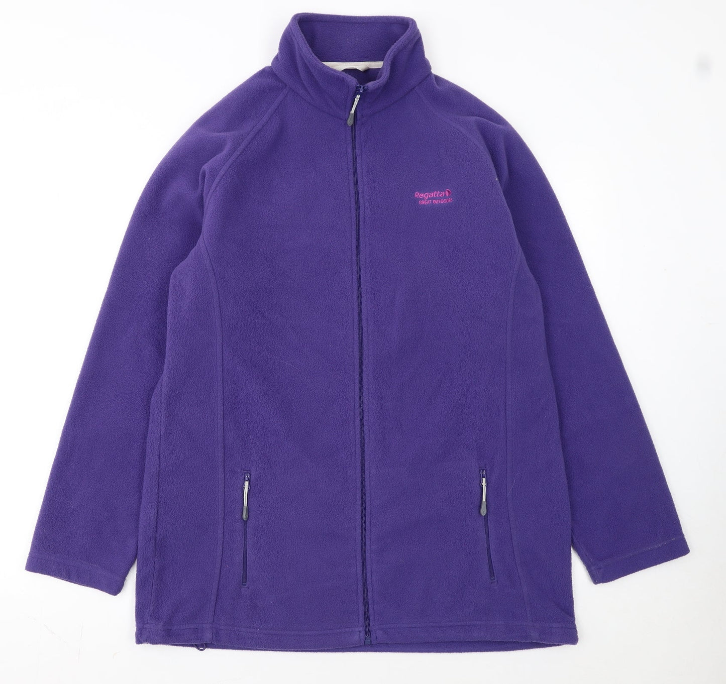Regatta Women's Purple Fleece Full Zip Jacket Size 16