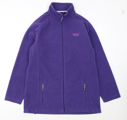 Regatta Women's Purple Fleece Full Zip Jacket Size 16