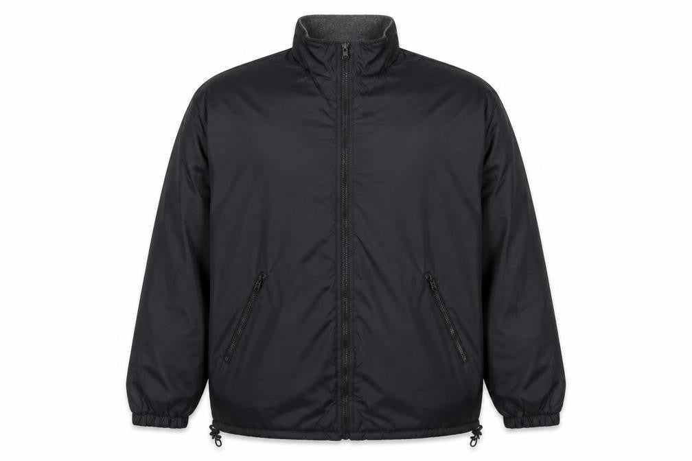 Modern Classics Men's Black L Basic Full Zip Jacket Lined Lightweight