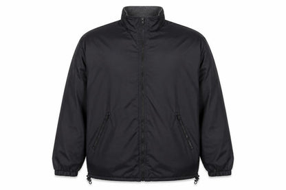 Modern Classics Men's Black L Basic Full Zip Jacket Lined Lightweight