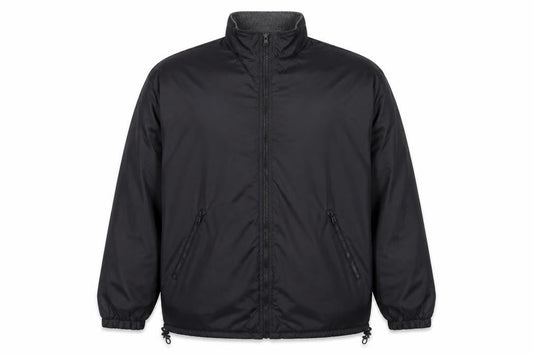 Modern Classics Men's Black L Basic Full Zip Jacket Lined Lightweight