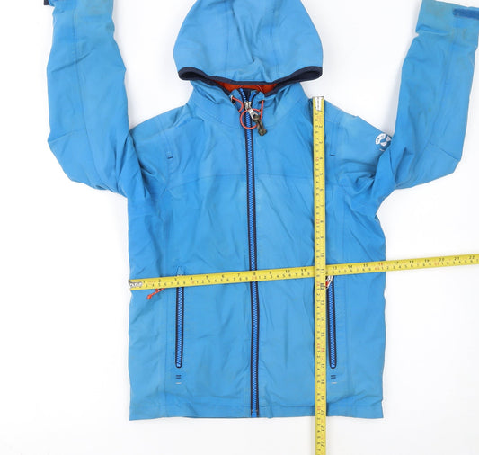 Tribord Boys Blue Waterproof Hooded Sailing Jacket 8 Years