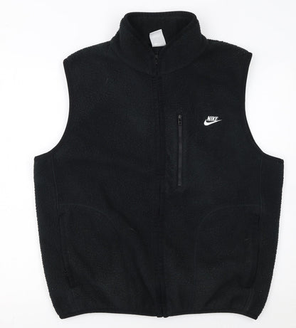 Nike Men's Black Fleece Bodywarmer Waistcoat Size M