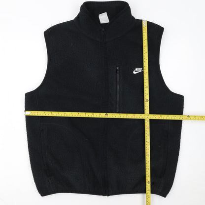 Nike Men's Black Fleece Bodywarmer Waistcoat Size M