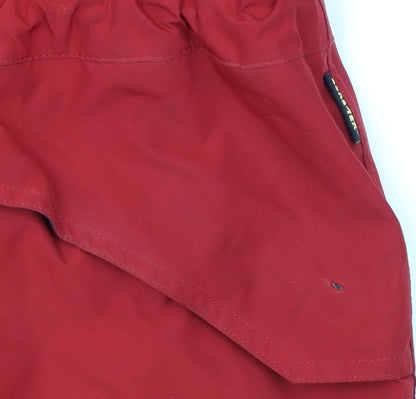 Berghaus Men's Red Waterproof Parka Jacket Size S Hooded Outdoor