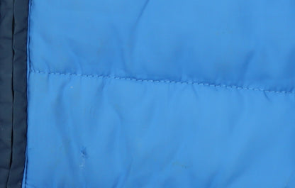 Trespass Boys Blue Hooded Puffer Jacket 9-10 Years Water Resistant