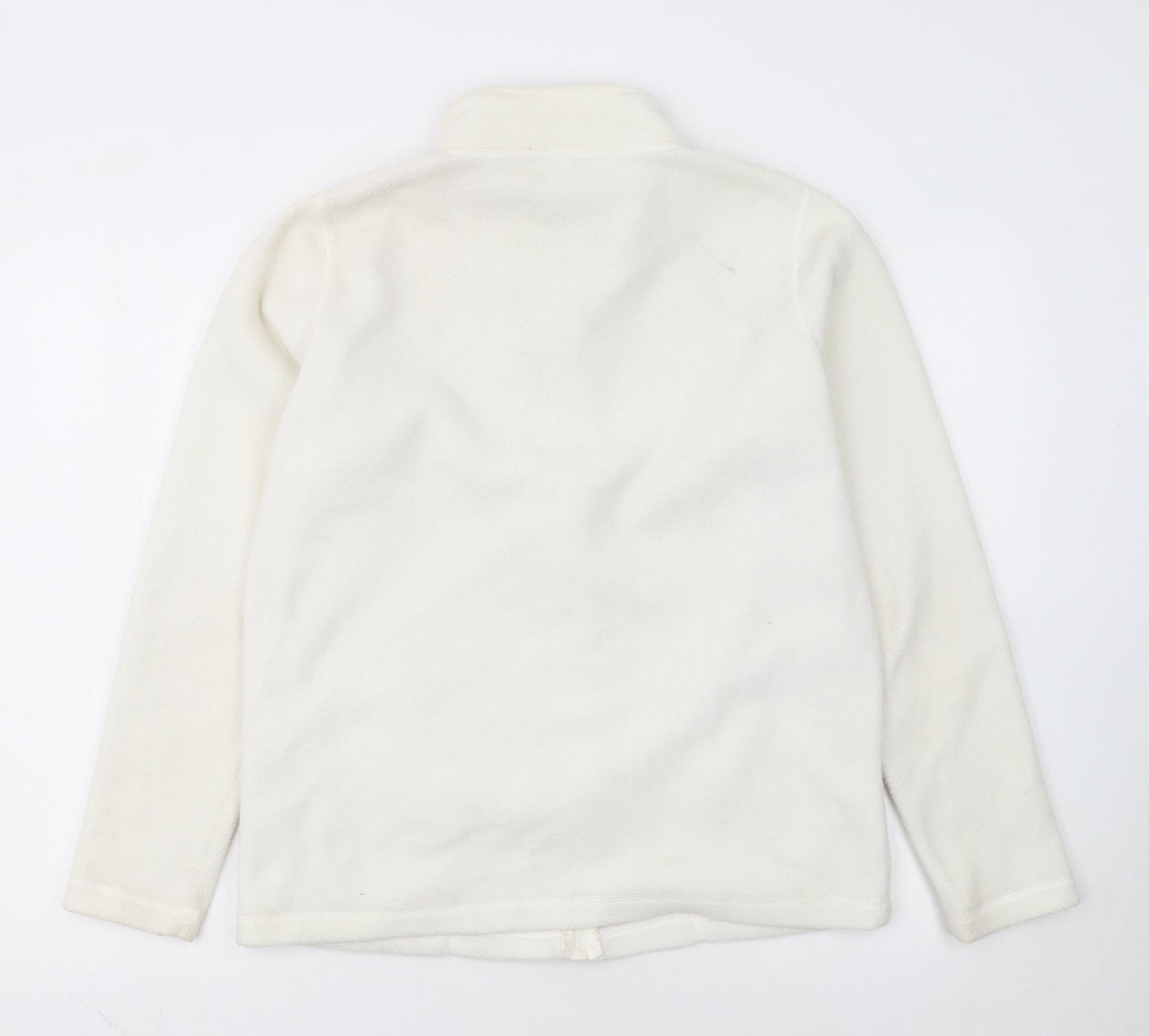 Anthology Women’s White Fleece Full Zip Jacket Size 18/14