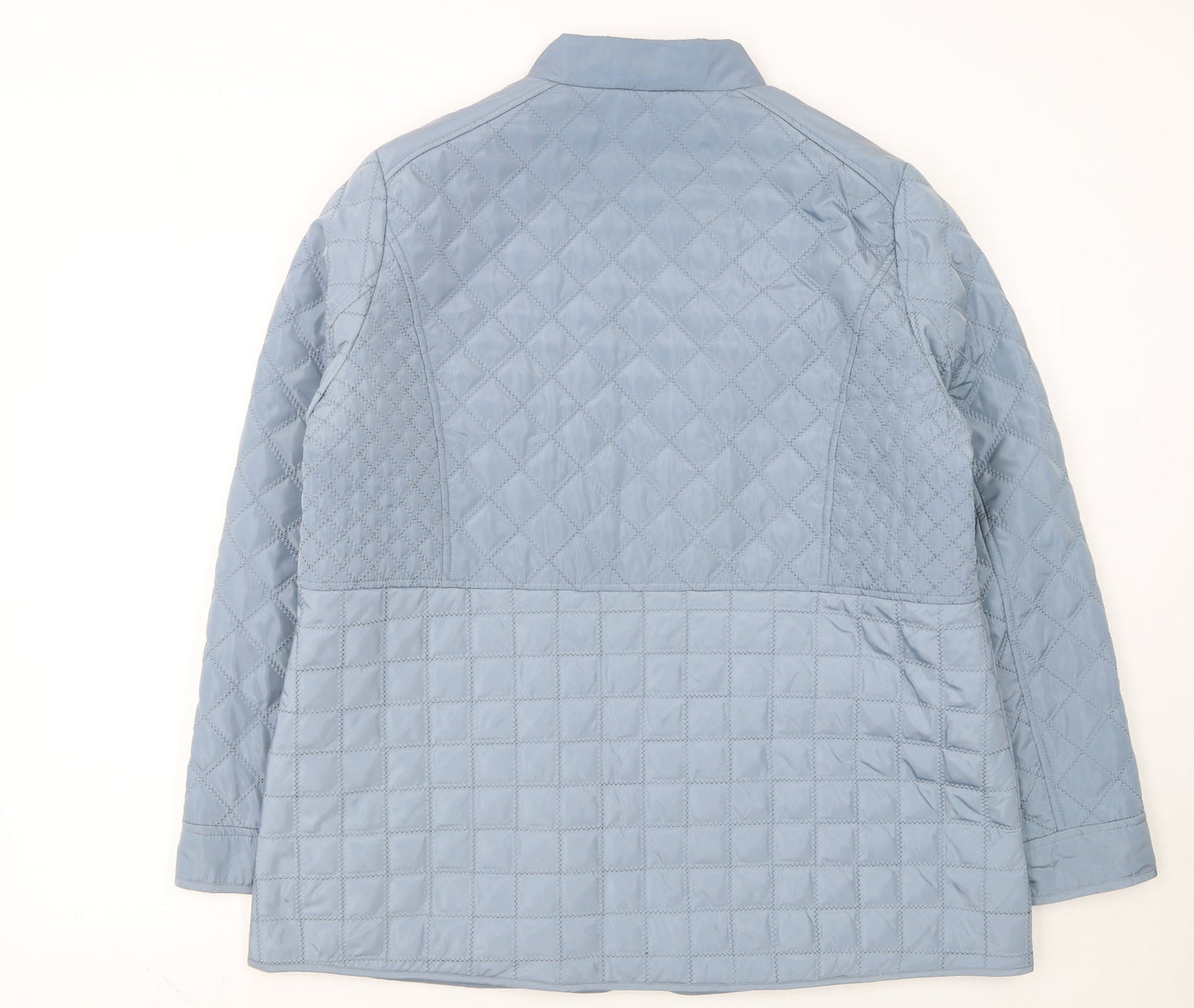 JBC Collection Women’s Blue Quilted Full Zip Jacket Size 16