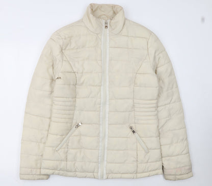 Dorothy Perkins Women’s Ivory Tall Puffer Jacket Size 12