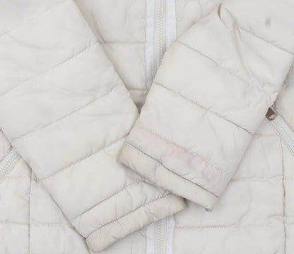 Dorothy Perkins Women’s Ivory Tall Puffer Jacket Size 12