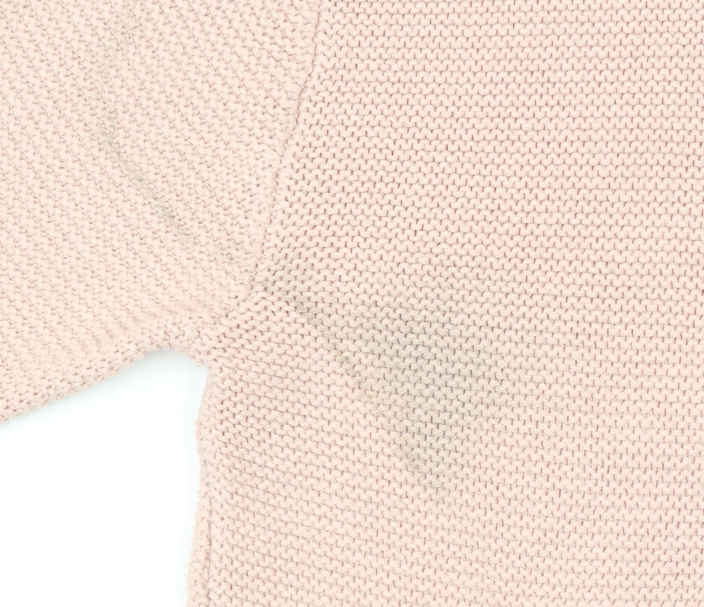 H&M Women’s Pink Roll Neck Chunky Knit Jumper Size 12