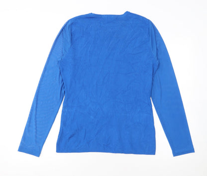 Star by Julien Macdonald Blue Studded Crew Neck Womens Size 16 Jumper