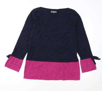 Laura Ashley Women’s Multicoloured Knit Pullover Jumper UK 12