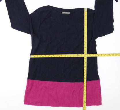 Laura Ashley Women’s Multicoloured Knit Pullover Jumper UK 12