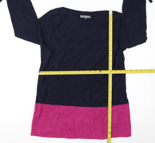 Laura Ashley Women’s Multicoloured Knit Pullover Jumper UK 12