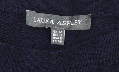 Laura Ashley Women’s Multicoloured Knit Pullover Jumper UK 12