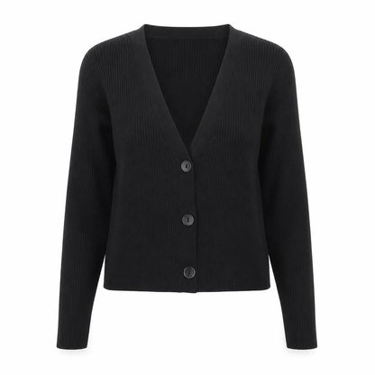 Missguided Women’s Black Slim Fit Ribbed Cardigan UK 6