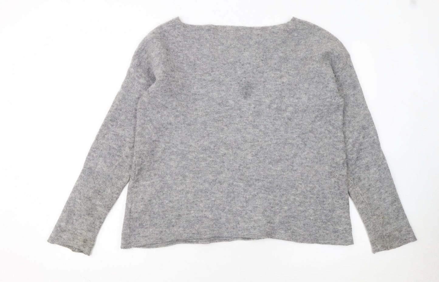 Toast Women Grey Alpaca Wool Pullover Jumper Size M